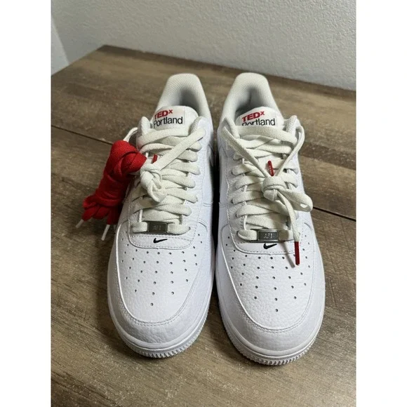 SAMPLE Nike Air Force 1 TEDx Portland Sz 9 ted x pdx Promo Exclusive lot pe